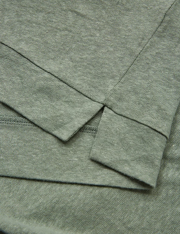 Celtic & Co. Sweatshirts Cotton Linen Blend Crew Neck Sweatshirt - Image 5