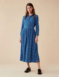 Finery London Dresses Printed 3/4 Sleeve Shirt Dress