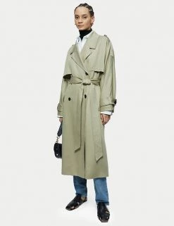Jigsaw Coats & Jackets Pure Tencel™ Trench Coat