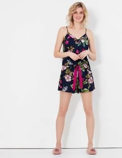 Joules Pyjamas Cotton Modal Printed Shortie Pyjama Set