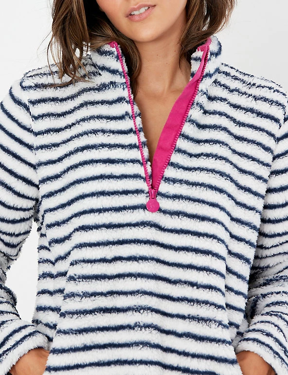 Joules Jumpers Striped Half Zip Jumper - Image 3