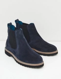 White Stuff Suede Chelsea Ankle Boots