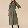 Finery London Dresses Printed Midi Smock Dress