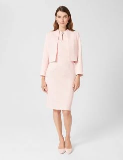 HOBBS Dresses V-Neck Knee Length Tailored Dress