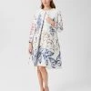 HOBBS Coats & Jackets Cotton Blend Printed Overcoat