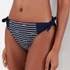 Joules Bikinis Striped Tie Side Hipster Bikini Bottoms