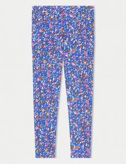 Jigsaw Cotton Rich Floral Slim Fit Trousers