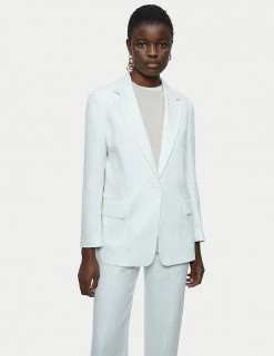 Jigsaw Coats & Jackets Pure Irish Linen Blazer