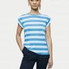 Jigsaw T-shirts Pure Linen Striped Relaxed Fit T-Shirt