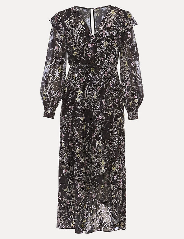 Phase Eight Dresses Floral V-Neck Midaxi Skater Dress - Image 2