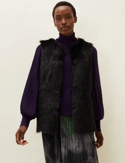 Phase Eight Coats & Jackets Faux Fur Reversible Gilet
