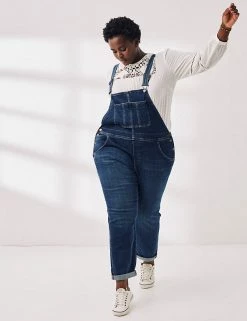 FatFace Women Cotton Rich Dungarees