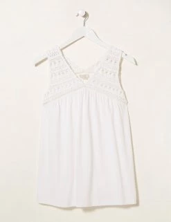 FatFace Vests Cotton Modal Blend V-Neck Vest Top