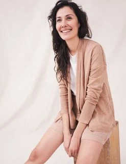 White Stuff Cardigans Cotton Blend Waterfall Cardigan