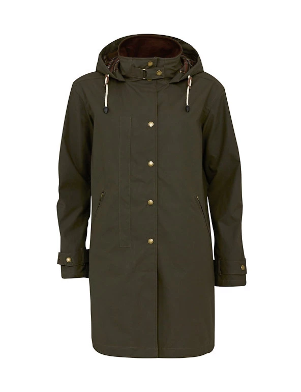 Celtic & Co. Coats & Jackets Waxed Cotton Hooded Parka Coat - Image 2