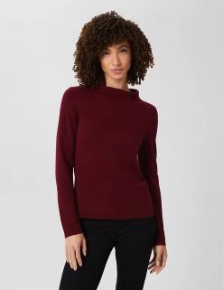 HOBBS Jumpers Wool Rich Roll Neck Jumper With Cashmere