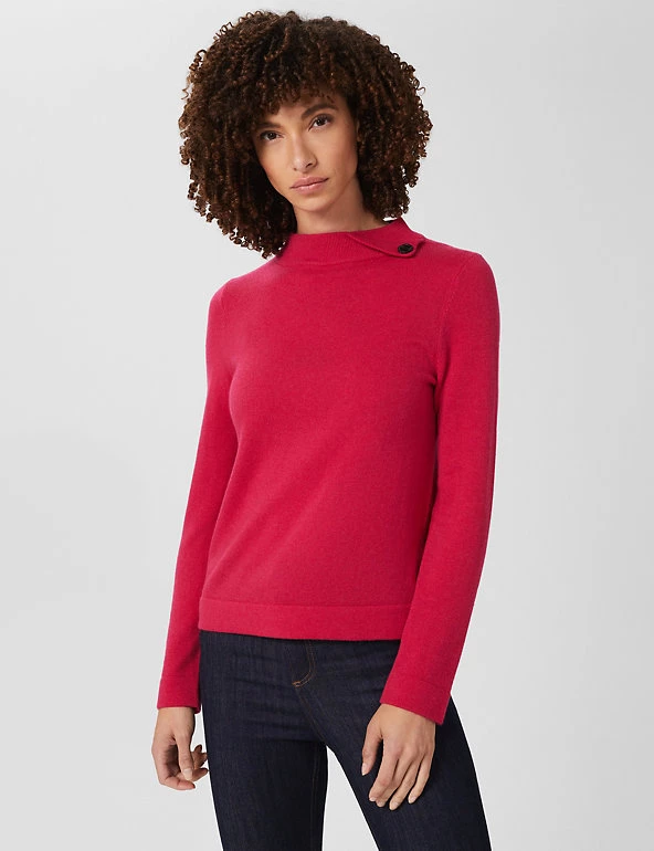 HOBBS Jumpers Merino Wool Rich Jumper With Cashmere