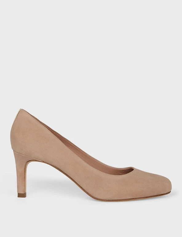 HOBBS Suede Stiletto Heel Court Shoes
