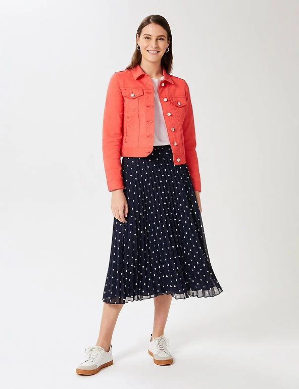 HOBBS Coats & Jackets Cotton Rich Denim Jacket - Image 4