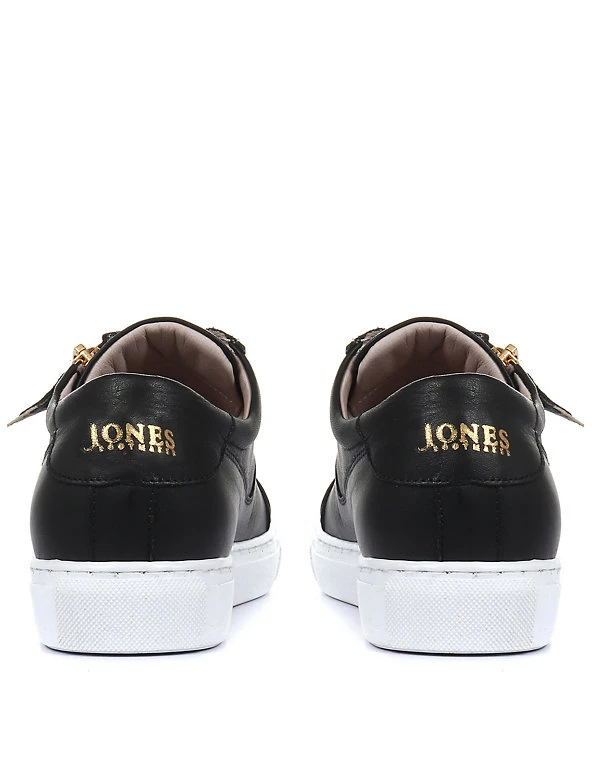 Jones Bootmaker Leather Lace Detail Trainers - Image 10