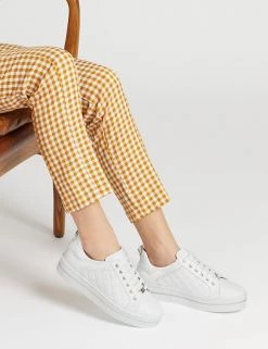 Jones Bootmaker Leather Lace Up Chunky Trainers