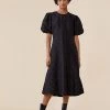 Finery London Dresses Embroidered Midi Tea Dress