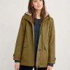 Seasalt Cornwall Coats & Jackets Pure Cotton Waterproof Hooded Coat
