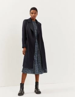 JAEGER Coats & Jackets Pure Wool Belted Longline Coat