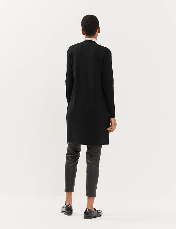 JAEGER Cardigans Pure Wool Longline Cardigan - Image 11