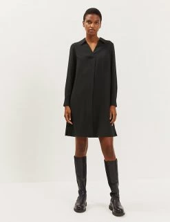 JAEGER Dresses V-Neck Knee Length Swing Dress