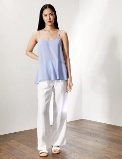 JAEGER Tops Pure Silk V-Neck Cami Top