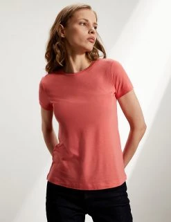 JAEGER T-shirts Jersey Crew Neck T-Shirt