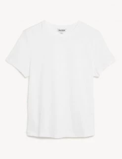 JAEGER T-shirts Pure Cotton Crew Neck T-Shirt