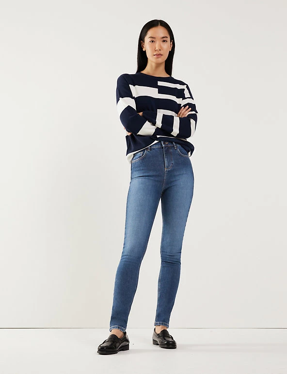JAEGER High Waisted Skinny Jeans