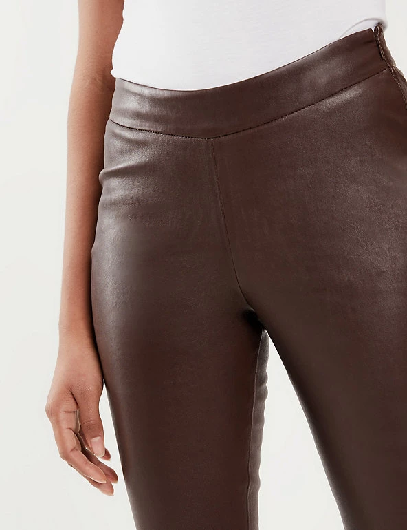 JAEGER Leather Skinny Trousers - Image 10
