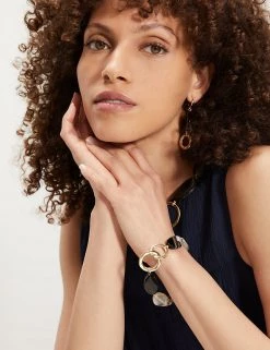 JAEGER Jewellery Pebble And Gold Bracelet