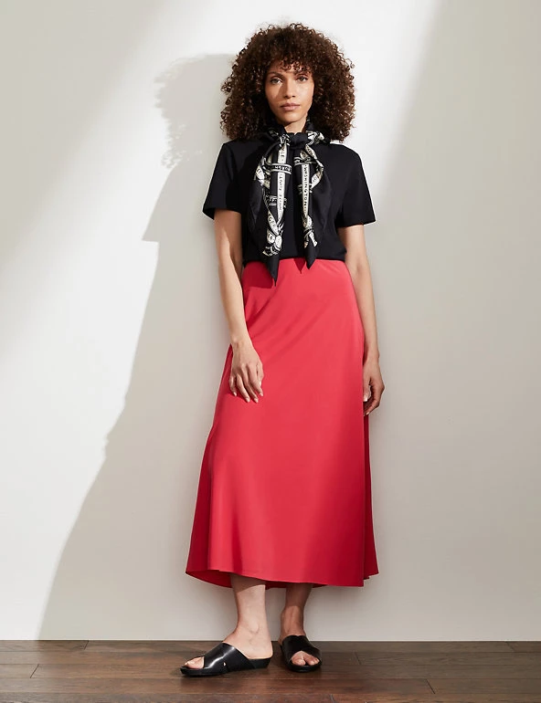 JAEGER Scarves Pure Silk Printed Scarf - Image 3